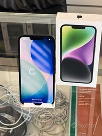 iPhone 14 128GB Mezzanotte-Batteria 100% Originale