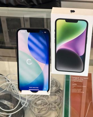 iPhone 14 128GB Mezzanotte-Batteria 100% Originale