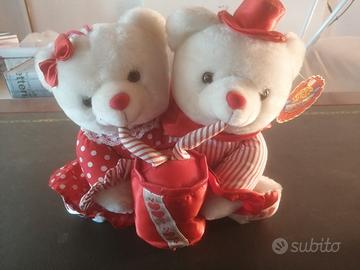 Coppia di peluche  san valentino