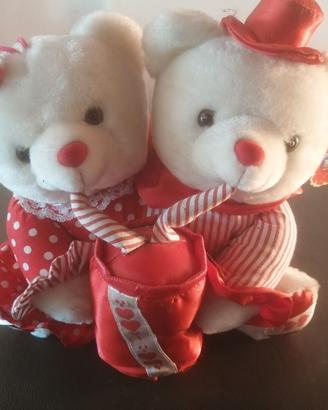 Coppia di peluche  san valentino