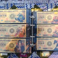 COLLEZIONE BANCONOTE GOLD VARI ANIME 
