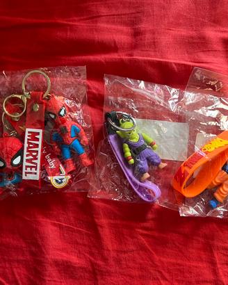 Portachiavi Dragonball e Spiderman