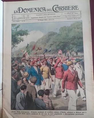 Rivista Domenica del corriere 1934. 