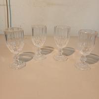 Set 4 Bicchierini Liquore Cristallo