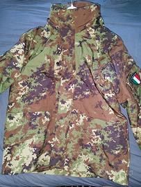 Giacca militare vegetata Gorotex tg 48 + pantalone