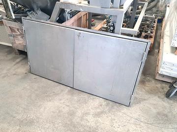 sportello doppia anta a incasso inox usato