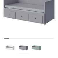 Divano letto hemnes ikea grigio