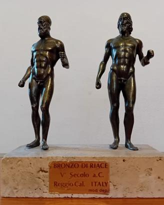 Riproduzione Bronzi di Riace in bronzo