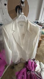 Giacca elegante Melissa Bai panna (16a)