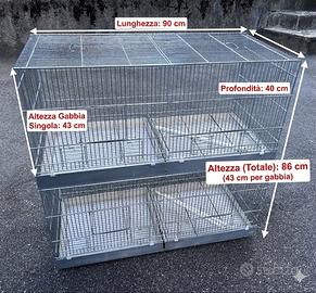 GABBIA COVA INSEPARABILI/CANARINI/CARDELLINI