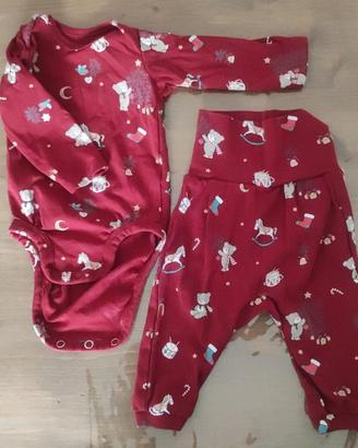 Set Body e pantalone H&M 1-2 mesi