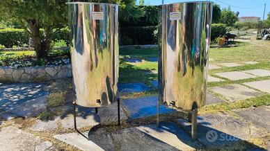 Botti acciaio inox per vino 