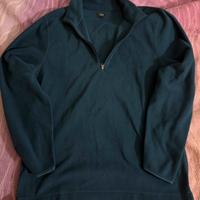 Maglione in pile a collo alto