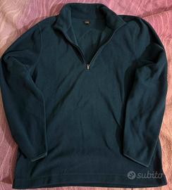 Maglione in pile a collo alto