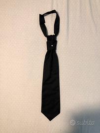 Cravatta uomo sartoriale Uovo di Colombo blu