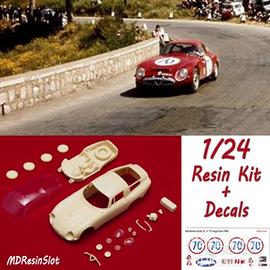 Targa Florio '65 AR Giulia TZ body kit resina 1/24