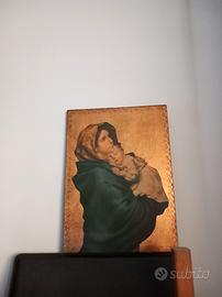 quadro madonna con bambino