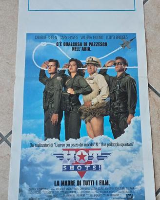 Locandina Cinema Originale Hot Shots 1991 70x33 cm