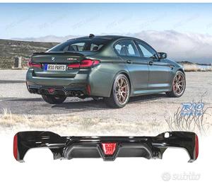 DIFUSORE BMW G30 G31 LOOK M5 CS NERO LUCIDO CARBON