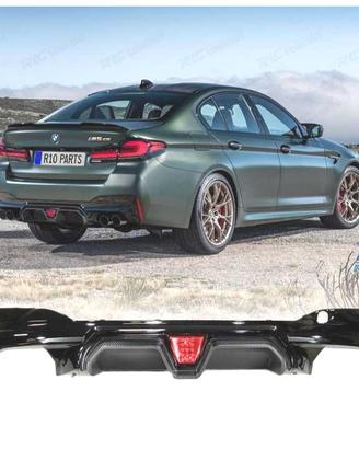 DIFUSORE BMW G30 G31 LOOK M5 CS NERO LUCIDO CARBON