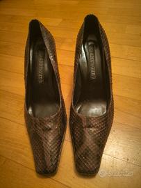 scarpe décolleté da donna design pitone