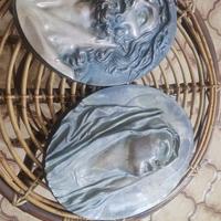 Madonna e Gesù in bronzo