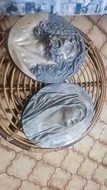 Madonna e Gesù in bronzo