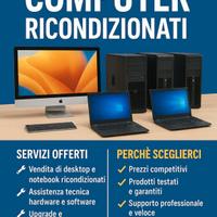 Notebook e PC ricondizionati