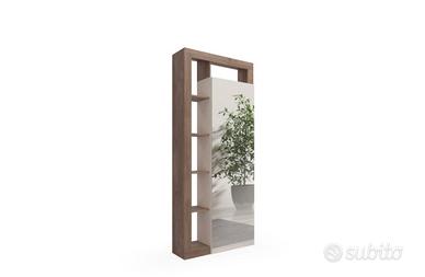 Appendiabiti libreria con specchio