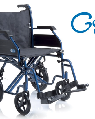 Carrozzina per disabili 'da transito' pieghevole