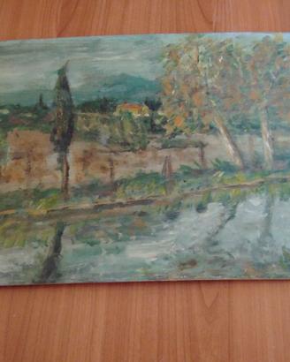 PAESAGGIO CON FIUME