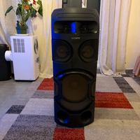 sony mhc v71d party speaker bluetooth con luci