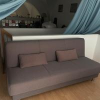 Divano letto matrimoniale con contenitore