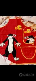 Set grembiule+presina Titti e Silvestro