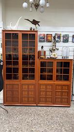 Coppia di Vetrinette Caccia alla volpe