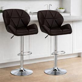 Coppia di sgabelli da cucina con pistone – come nu