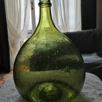 damigiana vetro verde h 40