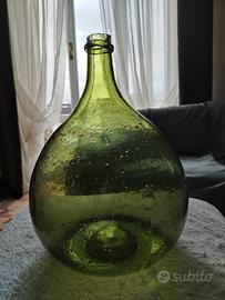 damigiana vetro verde h 40