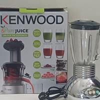 frullatore kenwood acciaio e bicchiere in vetro