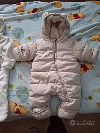 tutine pesante 0/1 mese e tuta 3 mesi