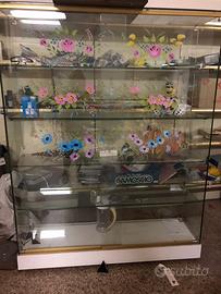 Vetrinetta per esposizione dipinta mano