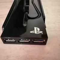 Stand verticale + hub 3 usb PS4 Sony