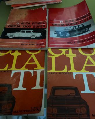Collezione LIBRETTI ALFA ROMEO