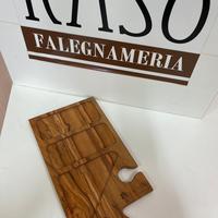 Tagliere aperitivo con insenatura porta Calice.