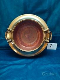 Braciere in rame e ottone anni '50