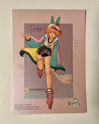 Cartolina Skater Bunny limited edition