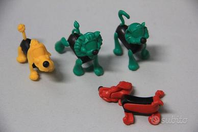 Sorprese Kinder lotto anni 80 cani 4pz