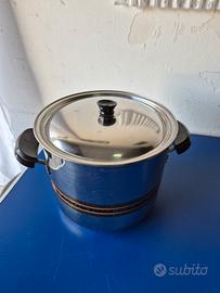 Pentola con Coperchio Lagostina in Acciaio Inox