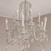 Lampadario cristallo boemia