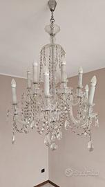 Lampadario cristallo boemia